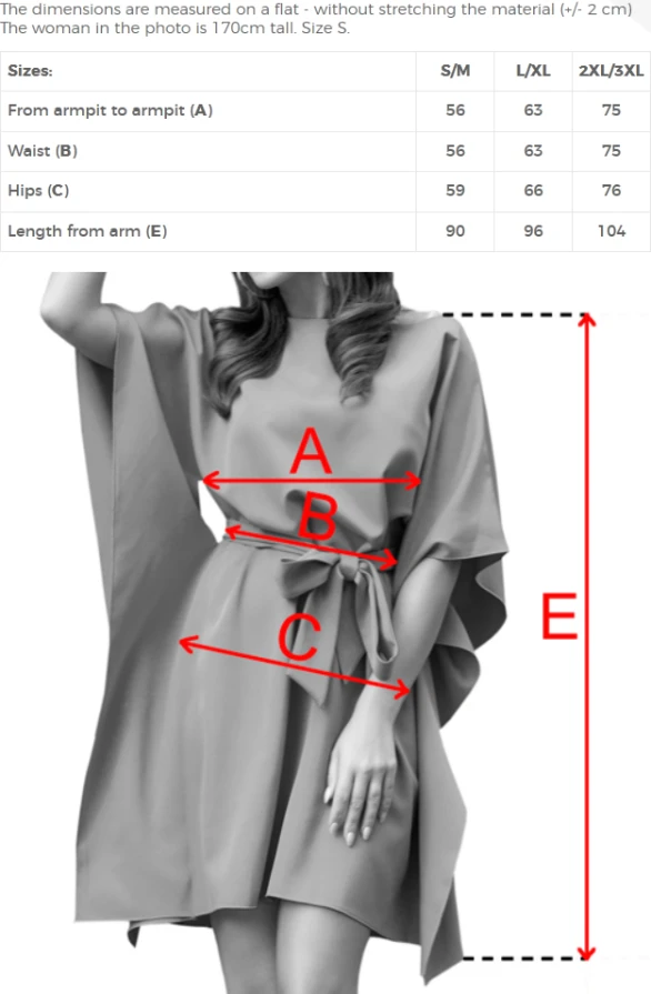 287-50 SOFIA Feminine butterfly dress with a waist tie - mocha brown