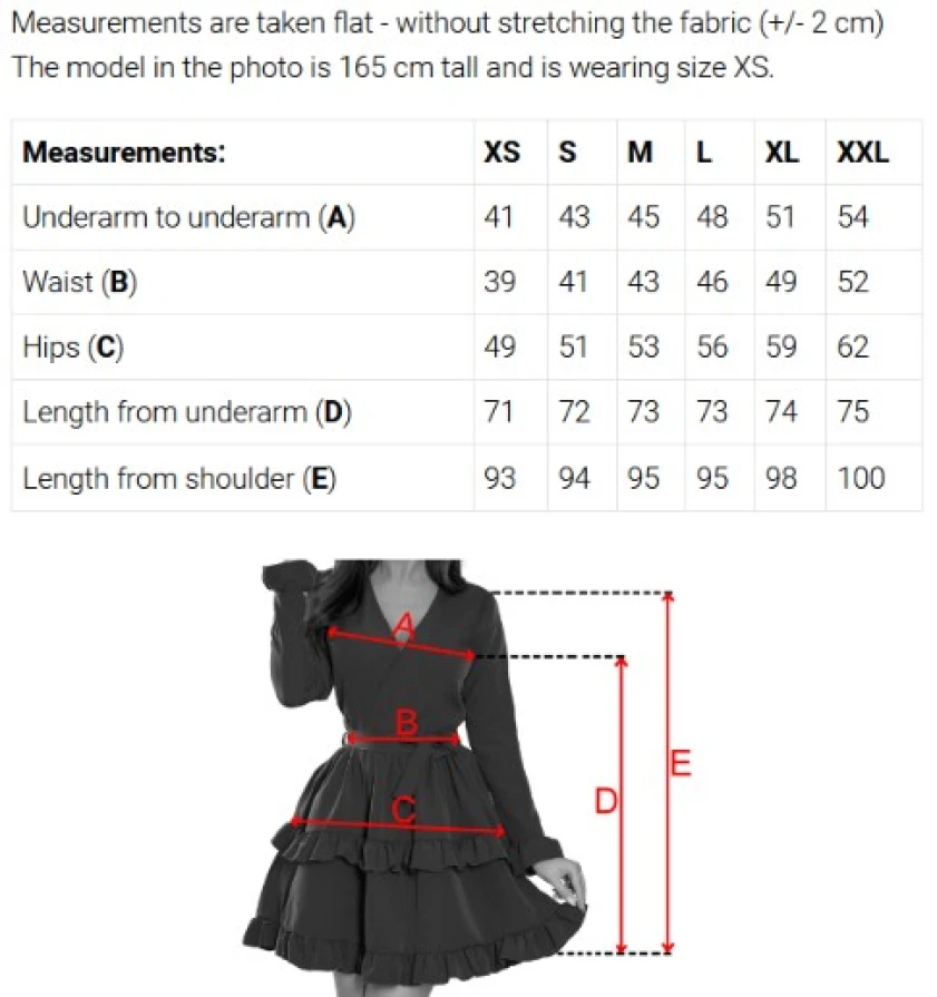 699-1 NELIA Trapeze dress with a rose and sheer sleeves - navy blue